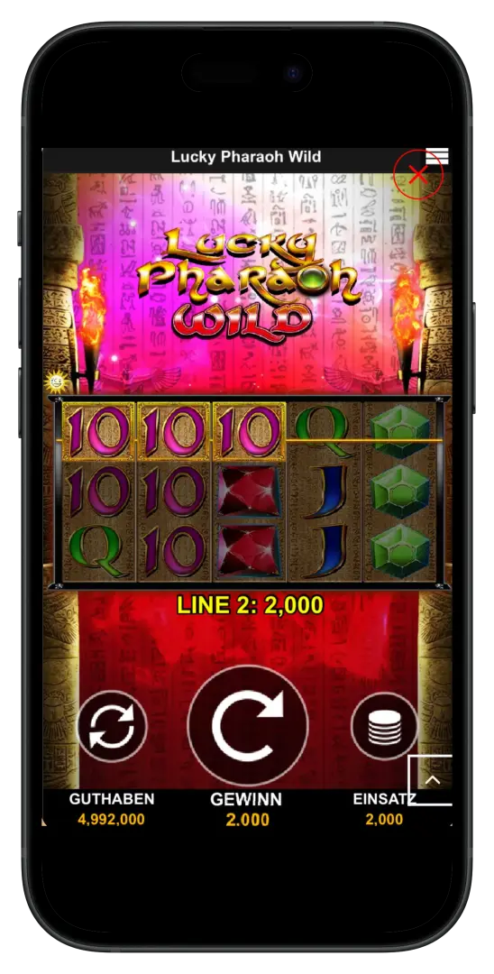 Lucky Pharaoh App – Mobiler Slot im Casino-Browser